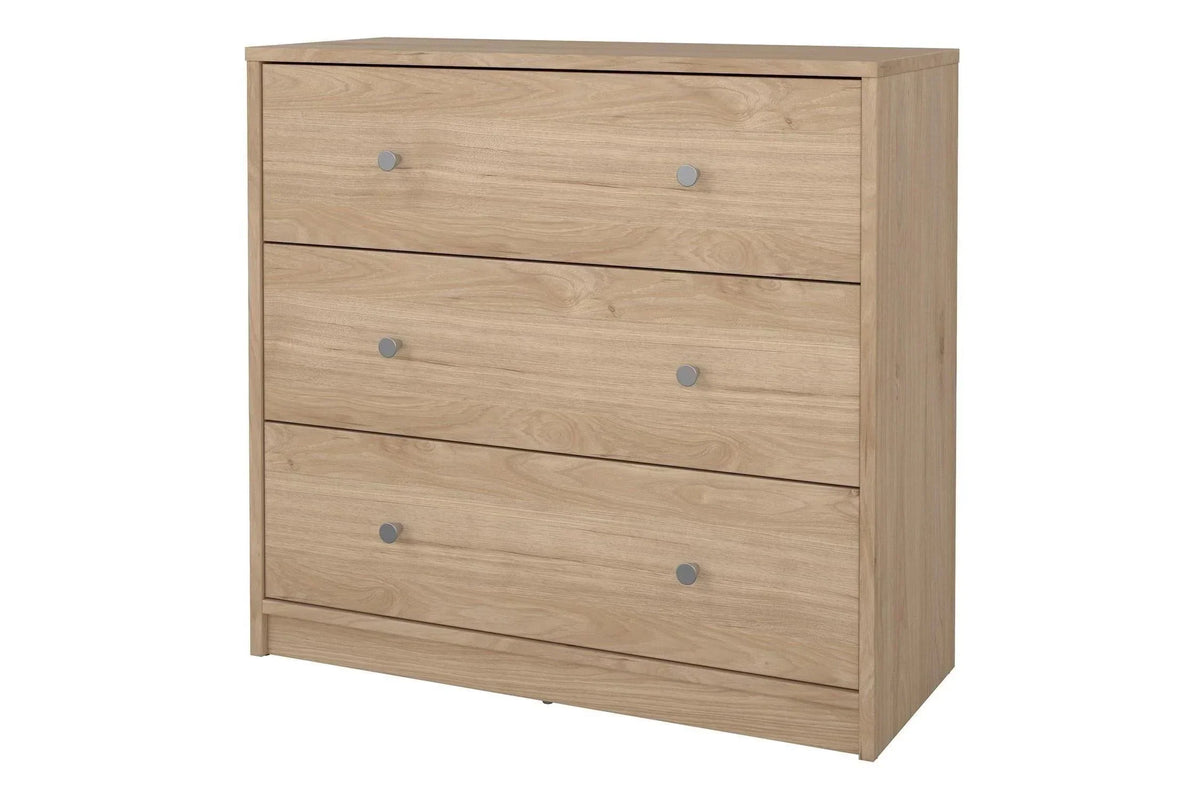 May Chest Of 3 Drawers In Jackson Hickory Oak