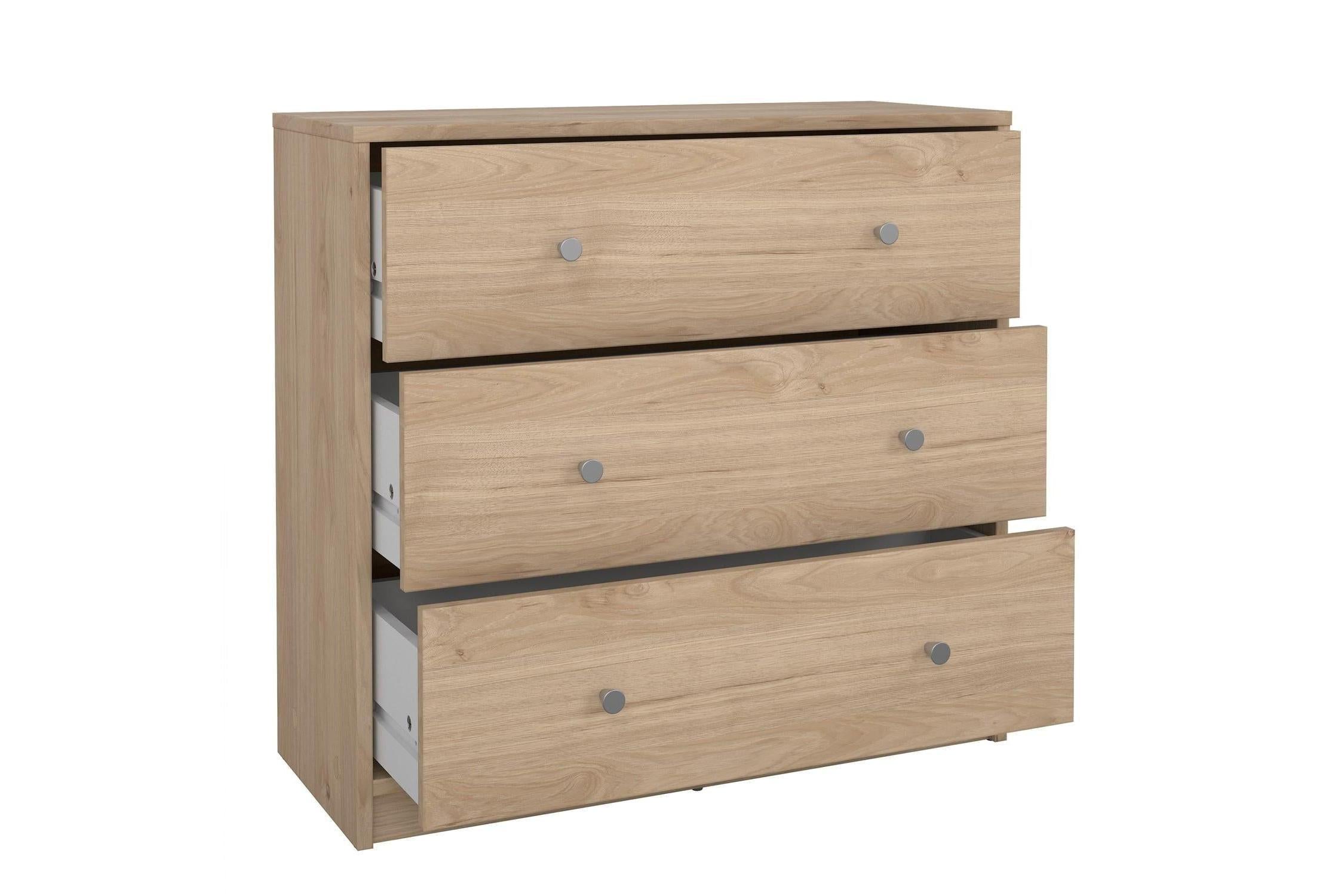 May Chest Of 3 Drawers In Jackson Hickory Oak