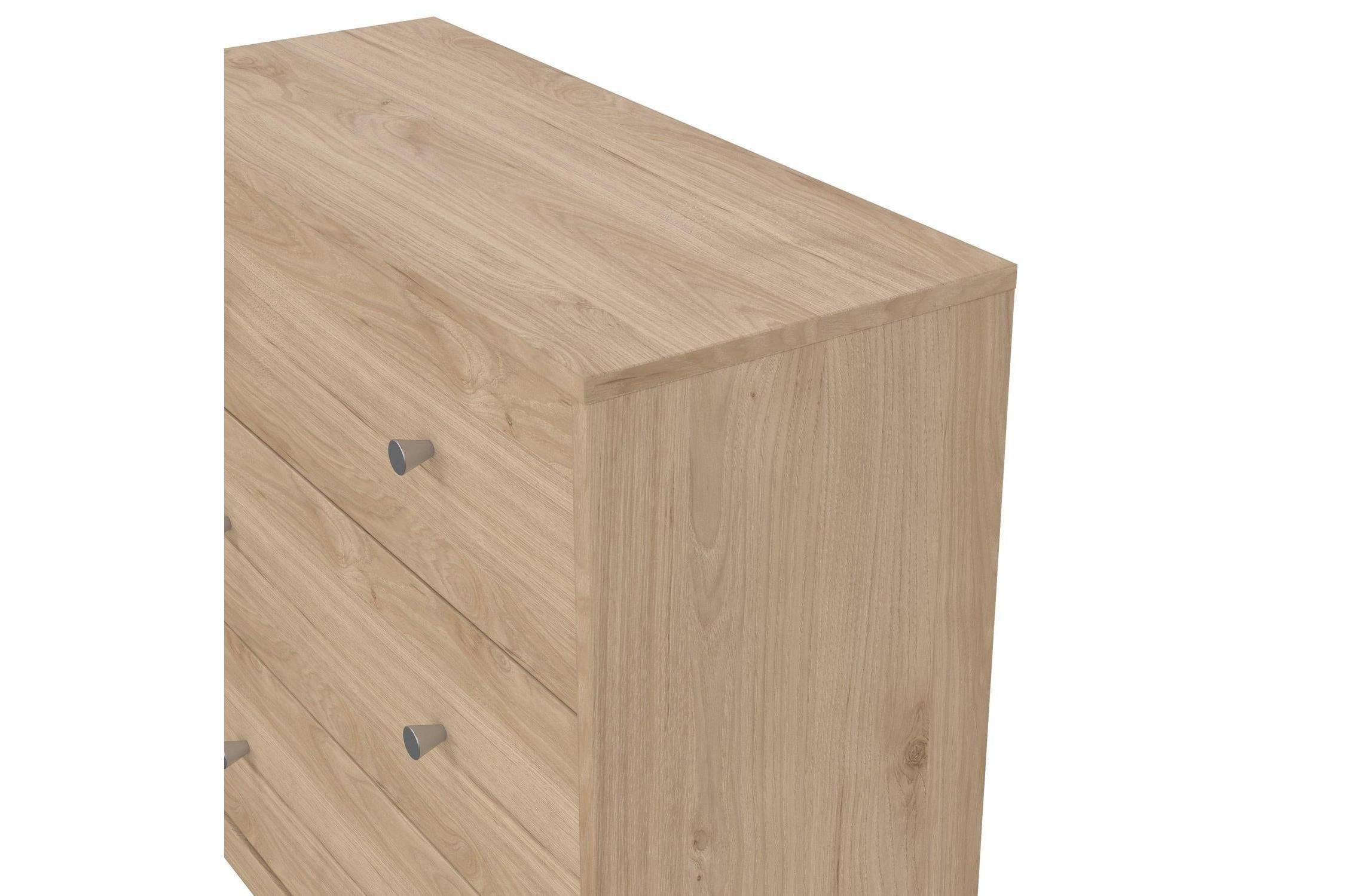 May Chest Of 3 Drawers In Jackson Hickory Oak