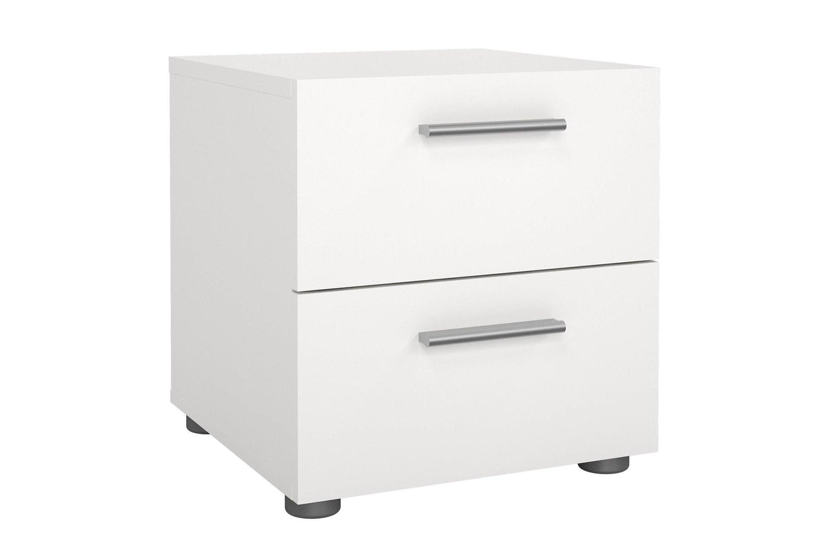 Pepe Bedside 2 Drawers In White