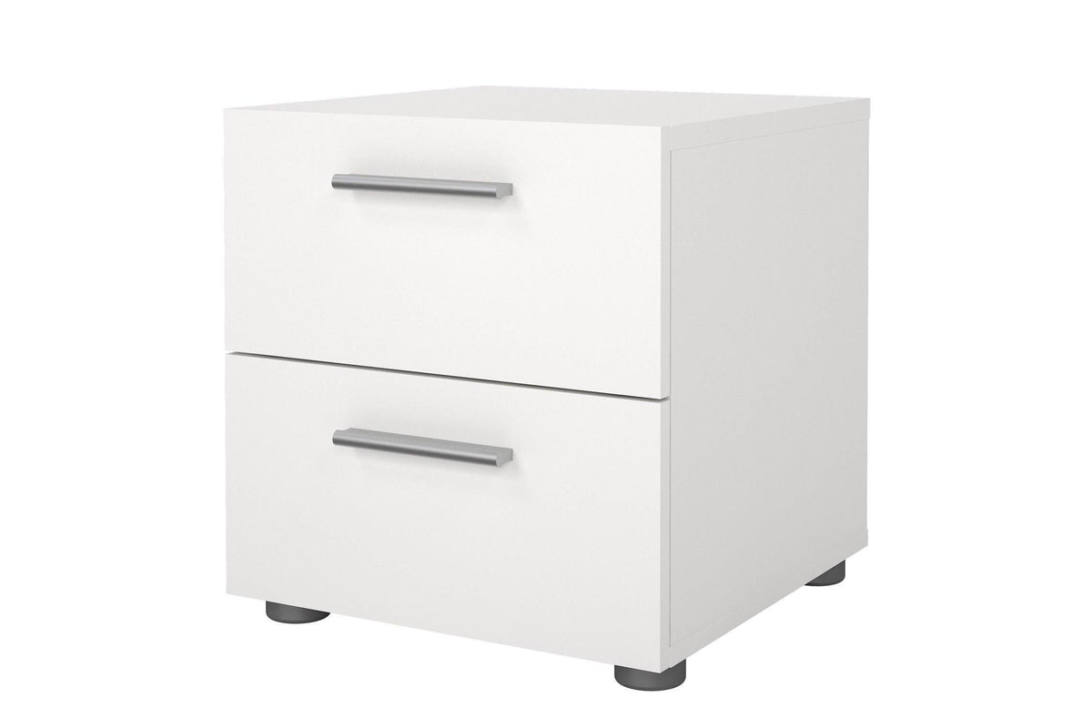 Pepe Bedside 2 Drawers In White