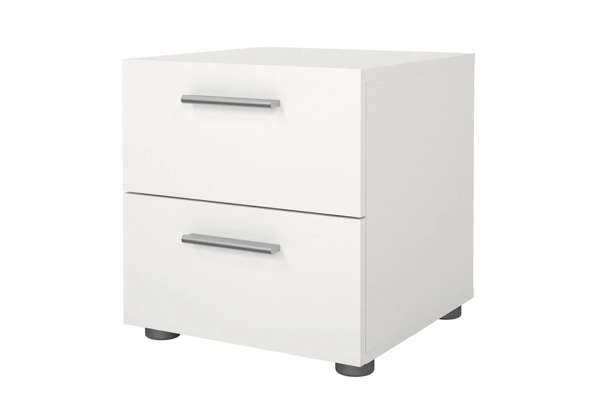 Pepe Bedside 2 Drawers In White