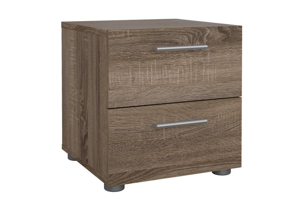 Pepe Bedside 2 Drawers In Truffle Oak