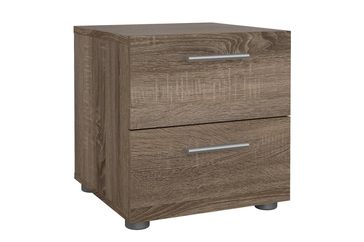 Pepe Bedside 2 Drawers In Truffle Oak