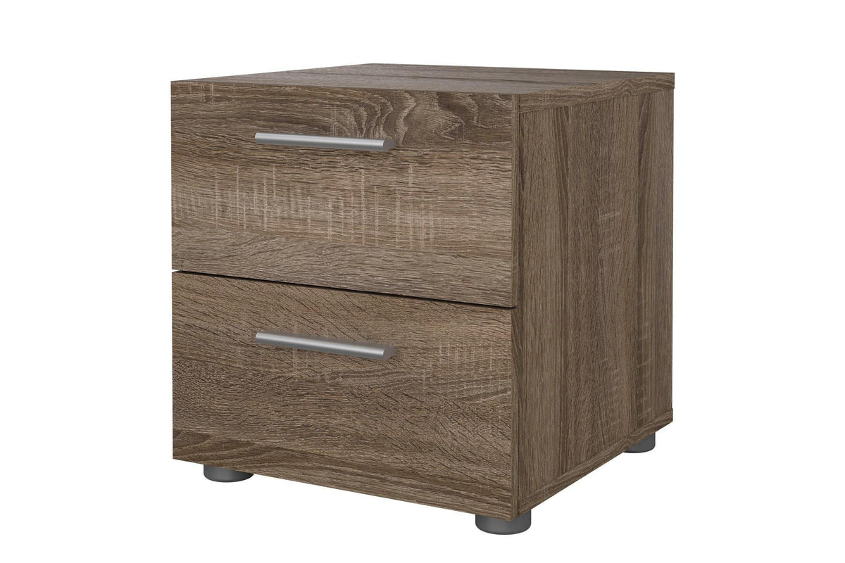 Pepe Bedside 2 Drawers In Truffle Oak