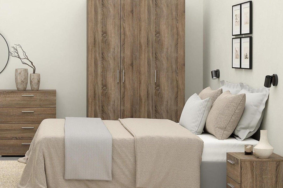 Pepe Bedside 2 Drawers In Truffle Oak