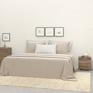 Pepe Bedside 2 Drawers In Truffle Oak