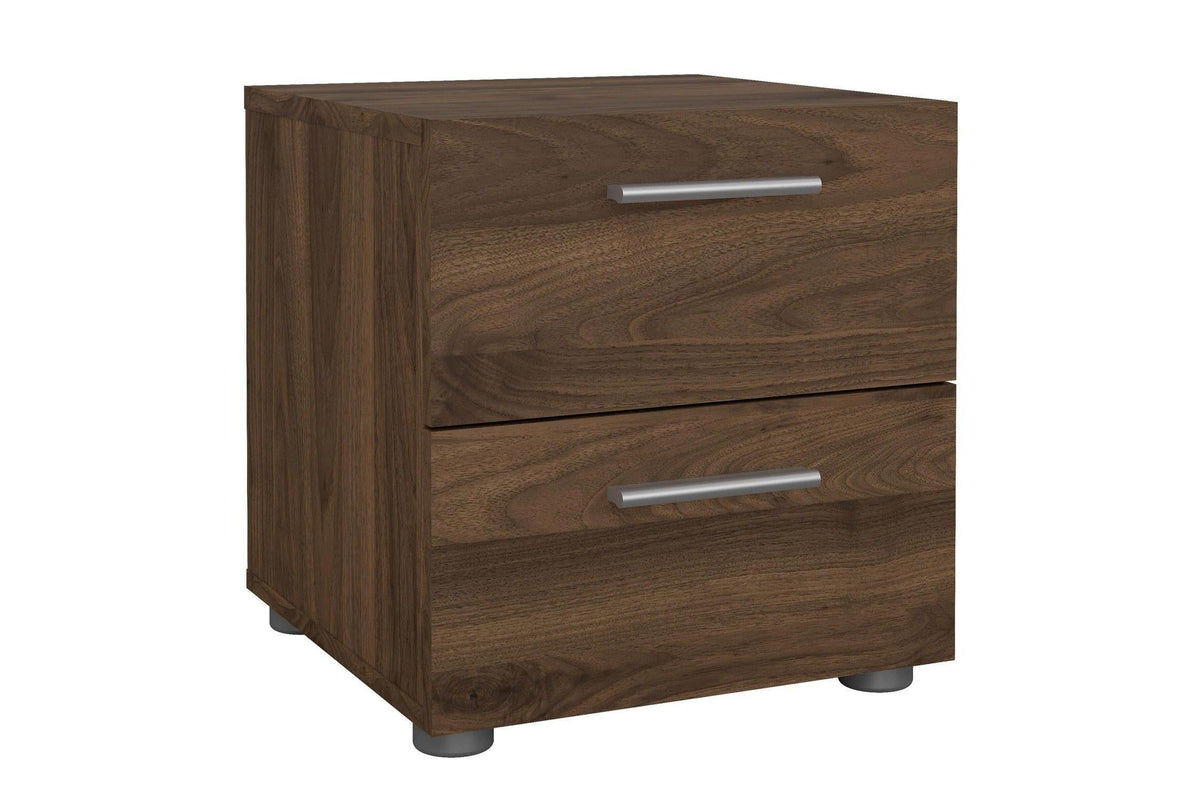 Pepe Bedside 2 Drawers In Walnut