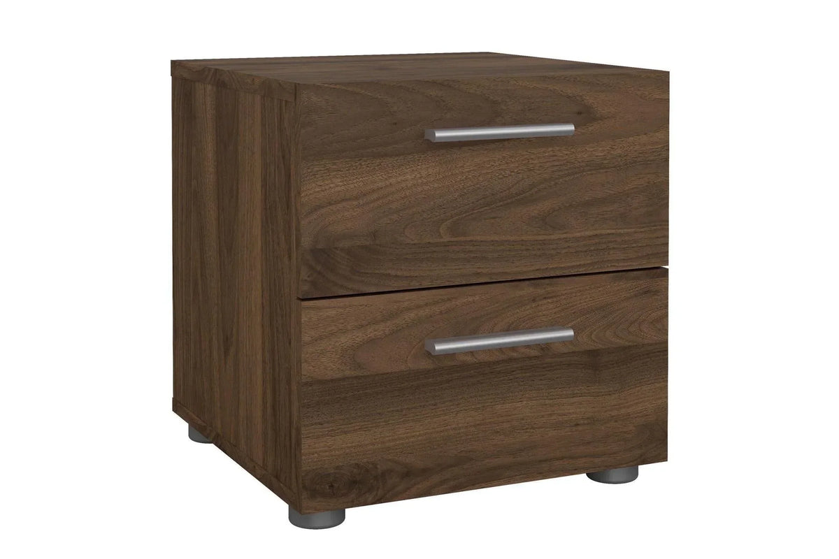 Pepe Bedside 2 Drawers In Walnut