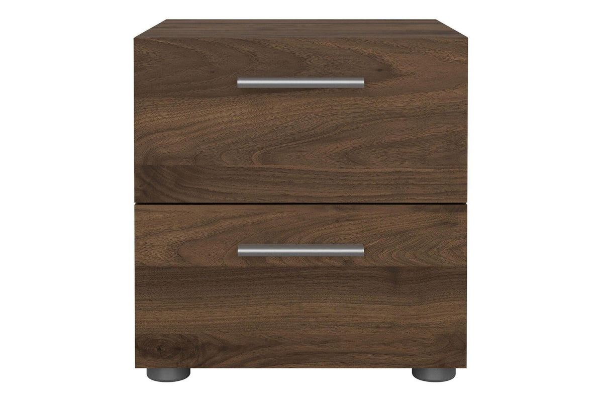 Pepe Bedside 2 Drawers In Walnut
