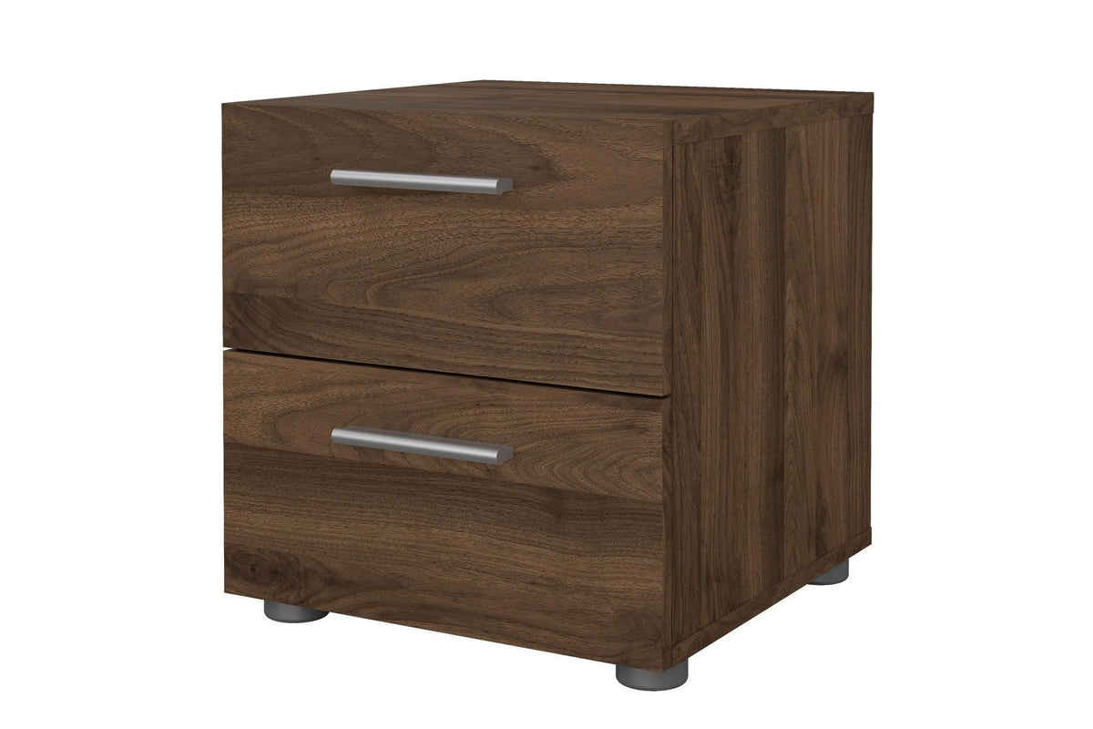 Pepe Bedside 2 Drawers In Walnut