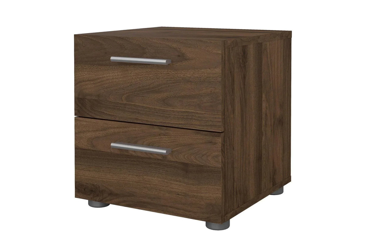 Pepe Bedside 2 Drawers In Walnut