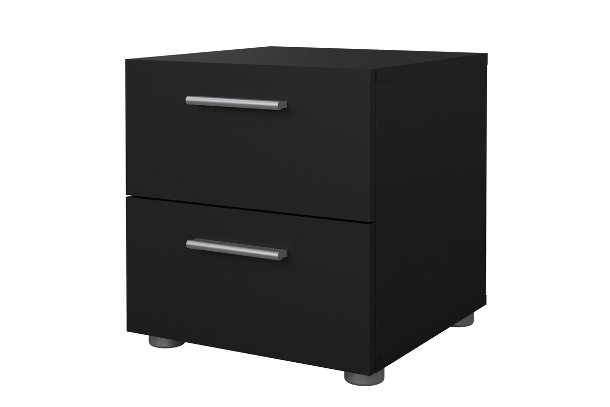 Pepe Bedside 2 Drawers In Black