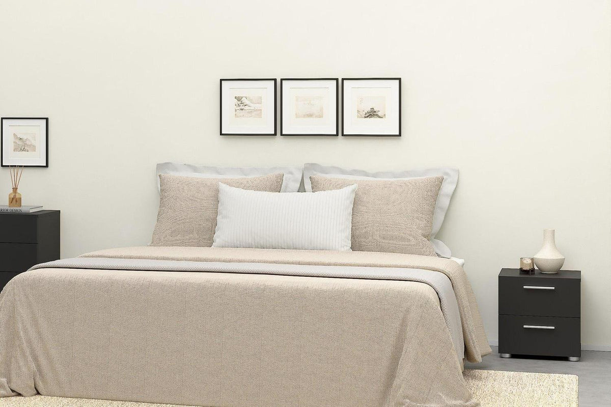Pepe Bedside 2 Drawers In Black
