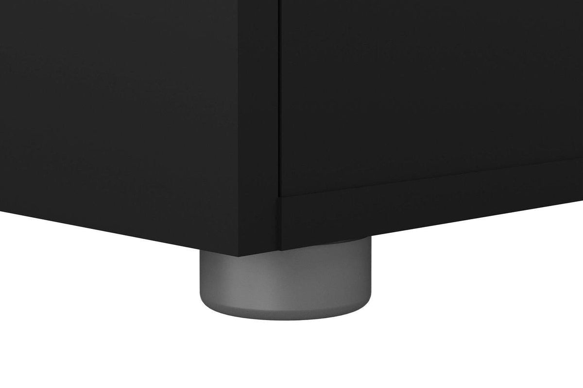 Pepe Bedside 2 Drawers In Black