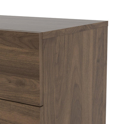 Pepe Wide Chest of 8 Drawers (4+4) in Walnut