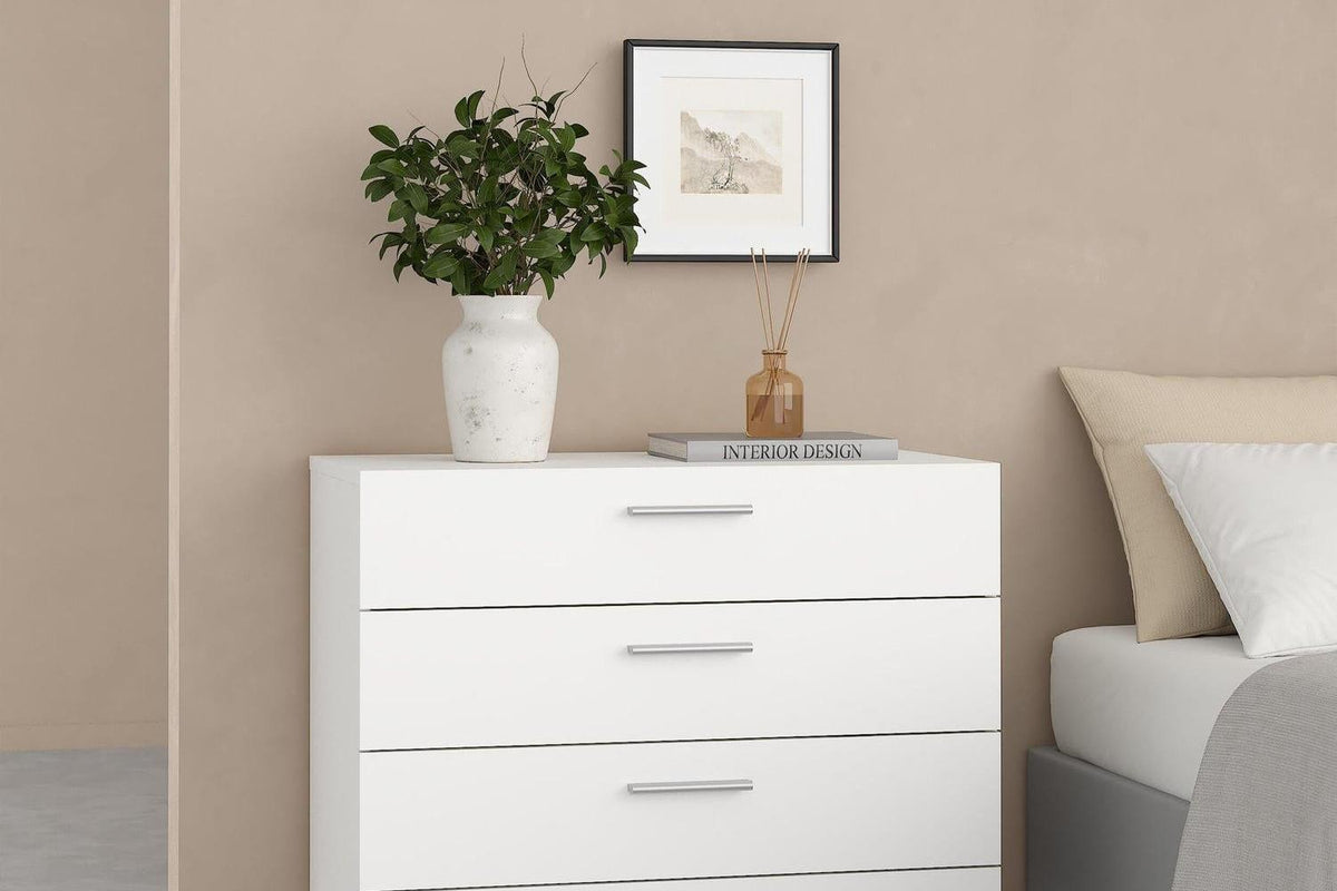 Pepe Chest Of 4 Drawers In White