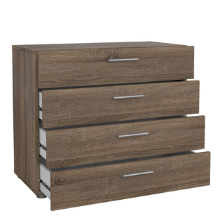 Pepe Chest Of 4 Drawers In Truffle Oak