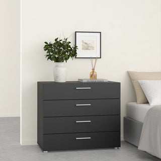 Pepe Chest Of 4 Drawers In Black
