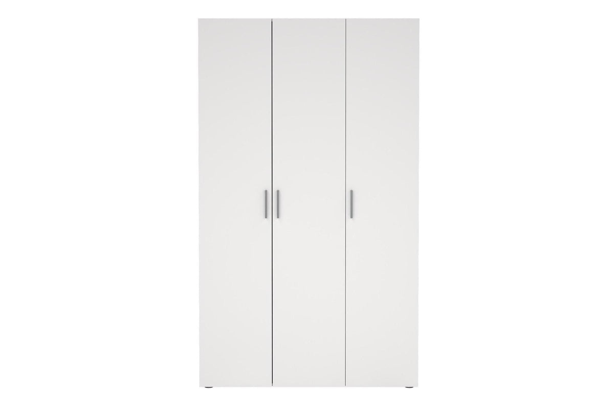 Pepe Wardrobe With 3 Doors In White