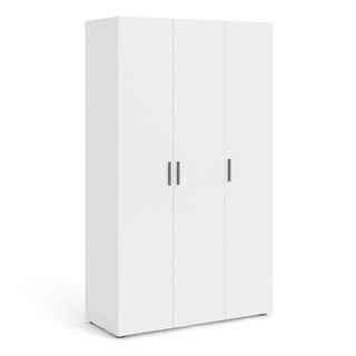 Pepe Wardrobe with 3 Doors in White - Msofas LTD