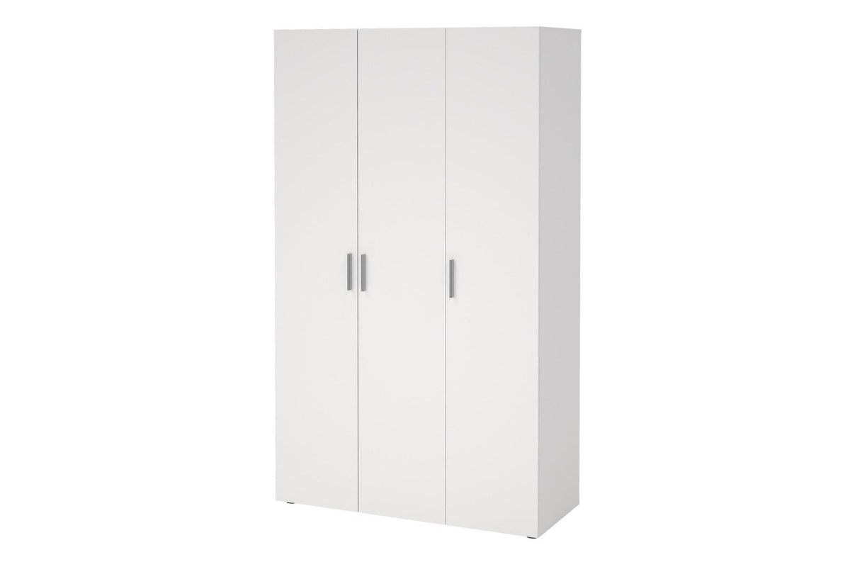 Pepe Wardrobe With 3 Doors In White