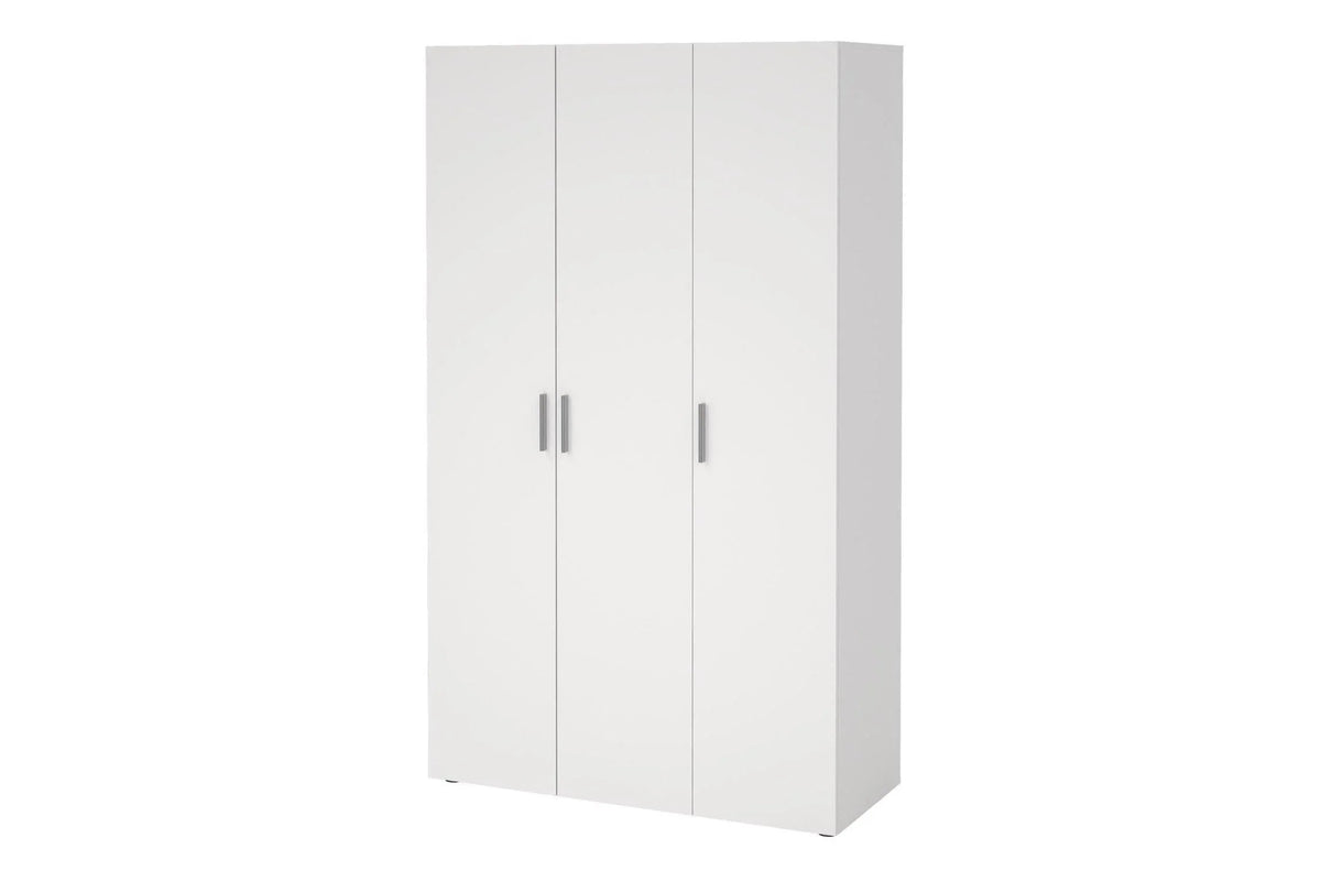 Pepe Wardrobe With 3 Doors In White