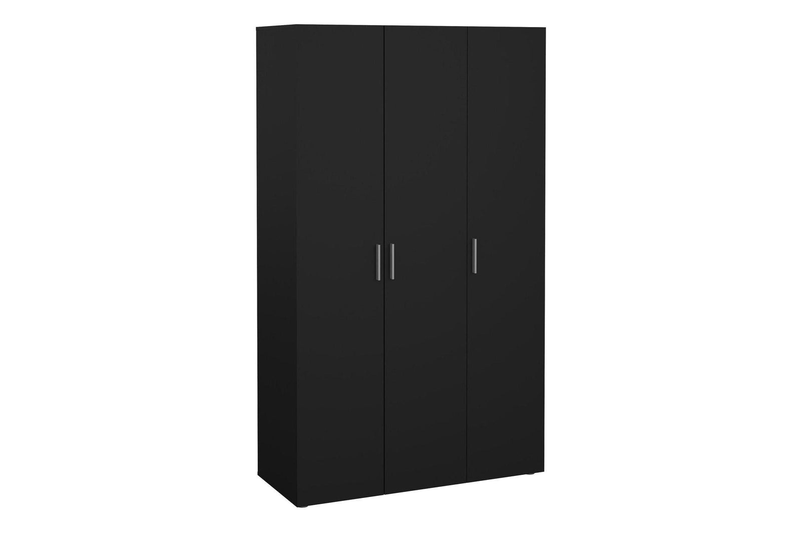 Pepe Wardrobe With 3 Doors In Black