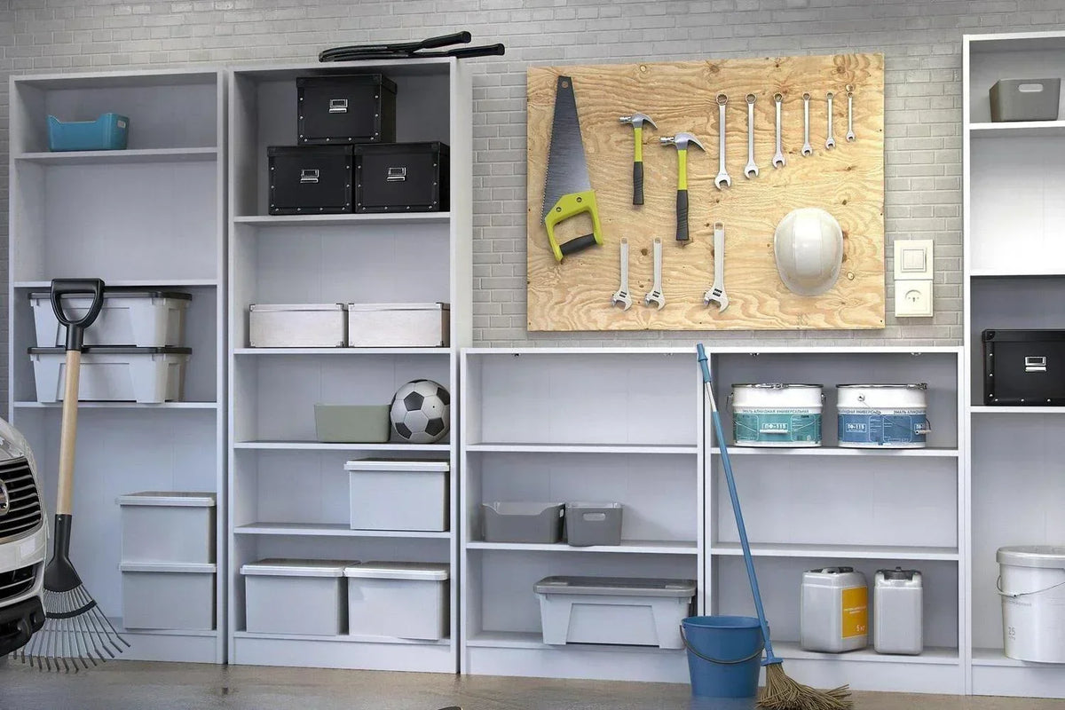 Basic Express Delivery Low Wide 2 Shelf Bookcase in White