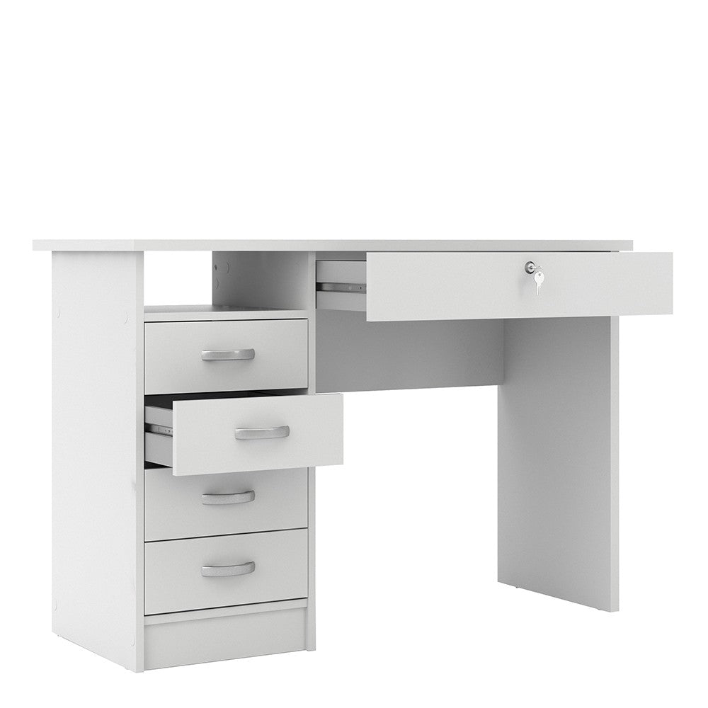 Function Plus Desk 5 Drawers 