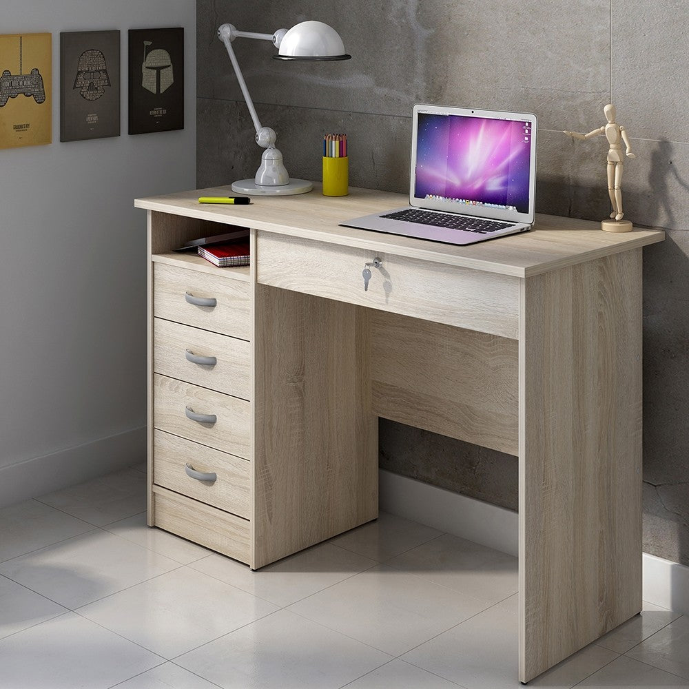 Function Plus Desk 5 Drawers 