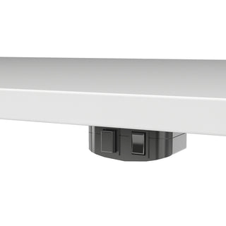 Prima Desk 150cm in Oak with Height Adjustable Electric Legs (Grey)