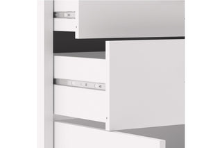 Prima Bookcase 2 Shelves With 2 Drawers 2 Doors In White