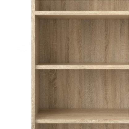 Prima Bookcase 3 Shelves with 2 Drawers and 2 Doors in Oak