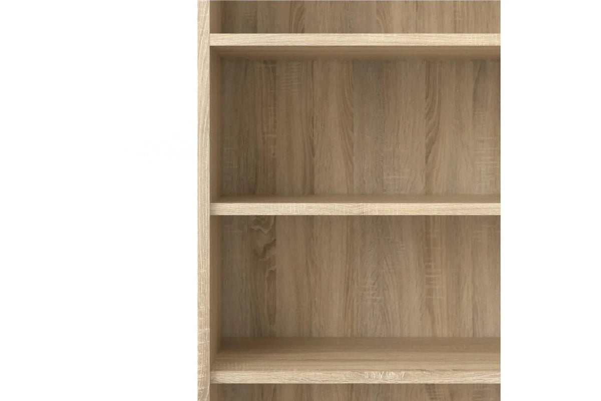 Prima Bookcase 3 Shelves With 2 Drawers 2 Doors In Oak