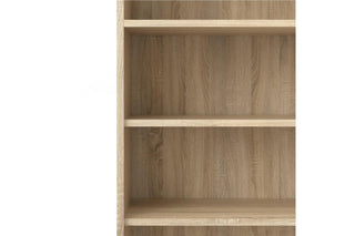 Prima Bookcase 3 Shelves With 2 Drawers 2 Doors In Oak