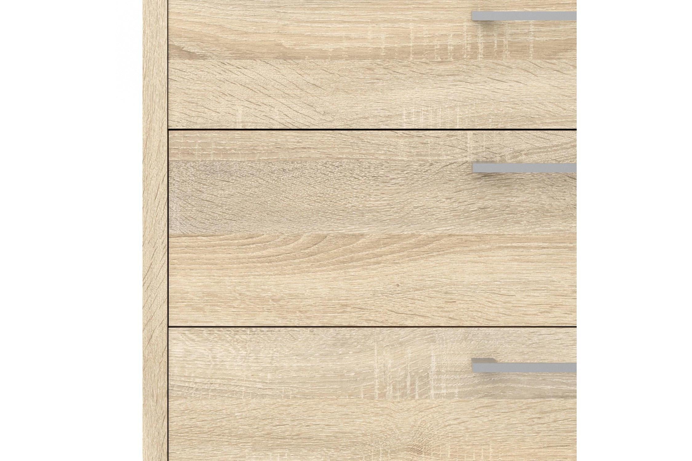 Prima Bookcase 2 Shelves With 2 Drawers 2 File Drawers In Oak