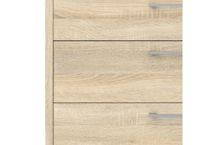 Prima Bookcase 2 Shelves With 2 Drawers 2 File Drawers In Oak