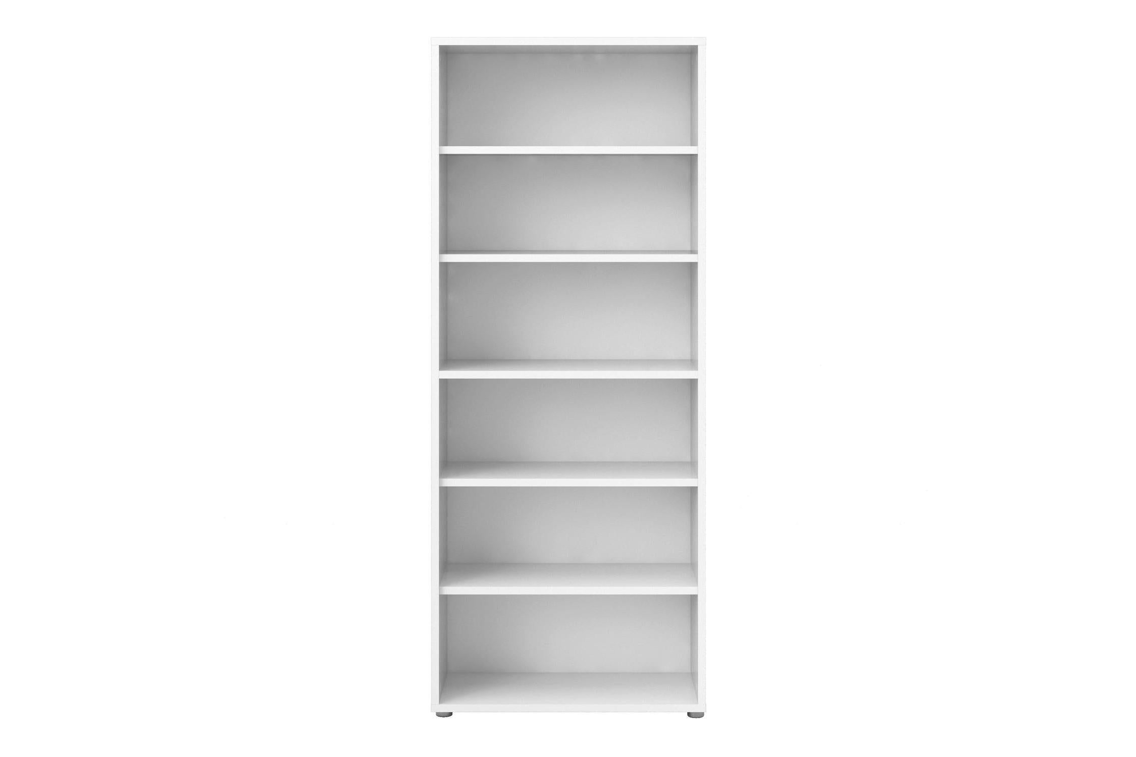 Prima Bookcase 5 Shelves In White