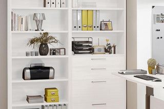 Prima Bookcase 5 Shelves In White