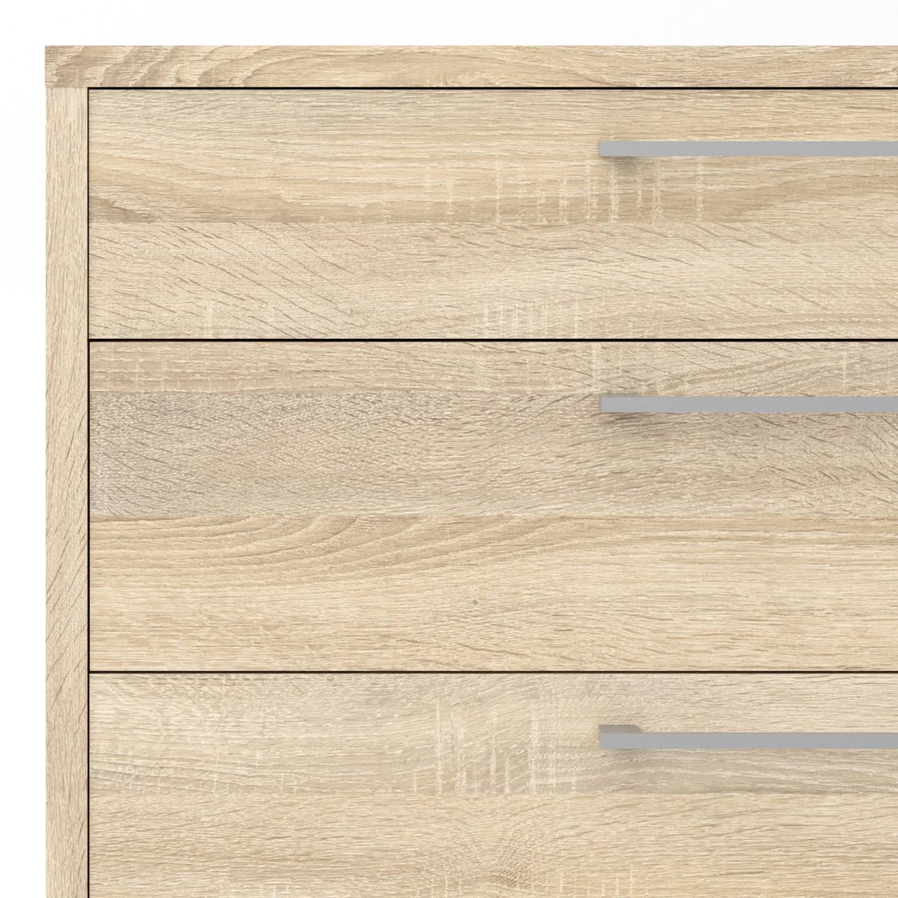 Prima Office Storage With 2 Drawers + 2 File Drawers In Oak