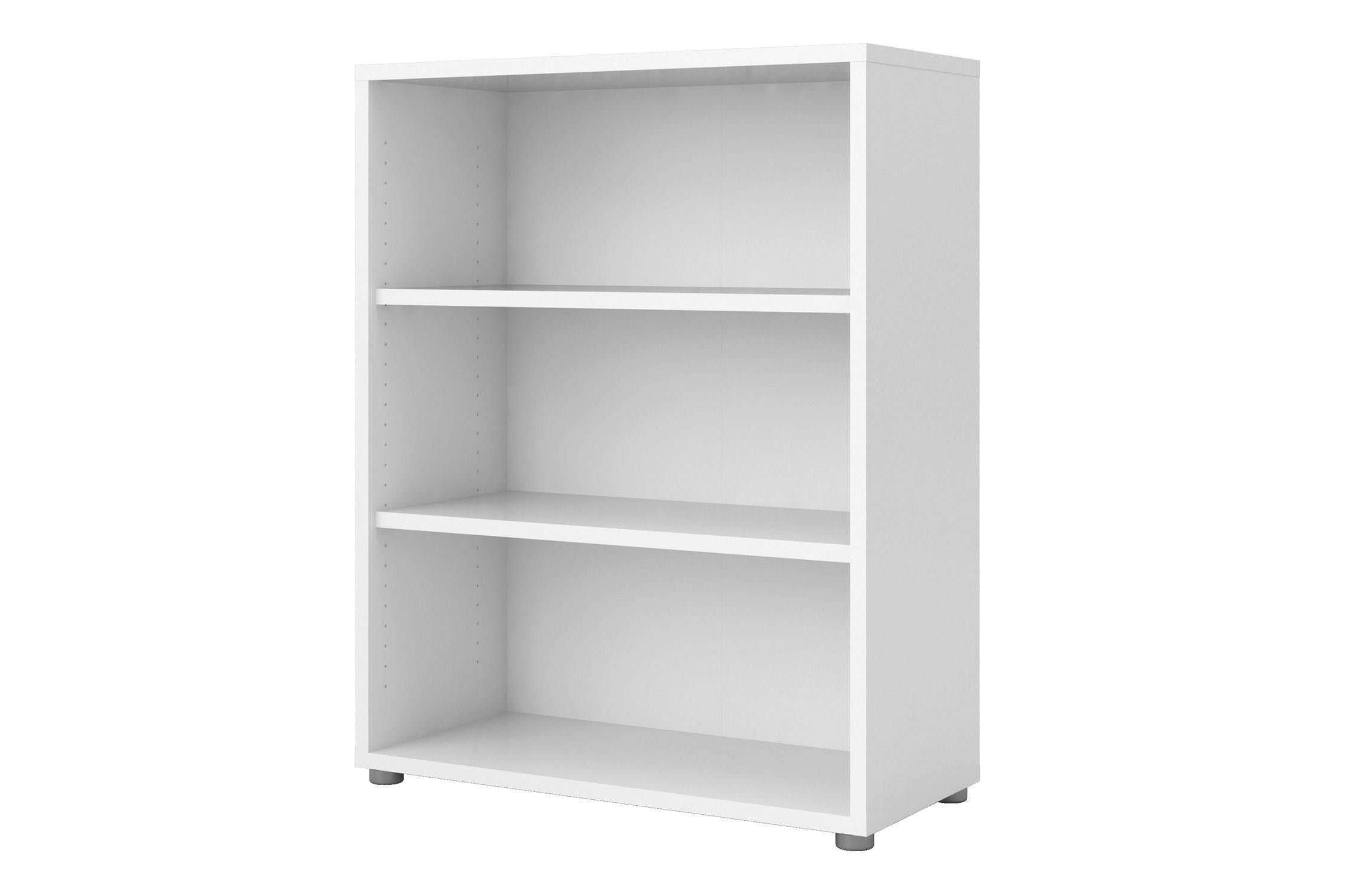 Prima Bookcase 2 Shelves In White
