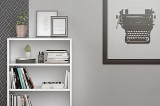 Prima Bookcase 2 Shelves In White