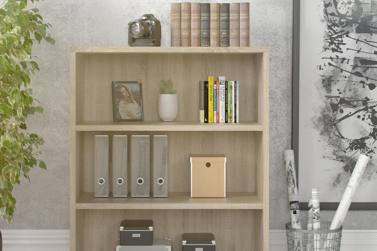 Prima Bookcase 2 Shelves In Oak