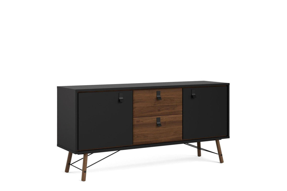 Ry Sideboard 2 Doors 2 Drawers in Black Walnut