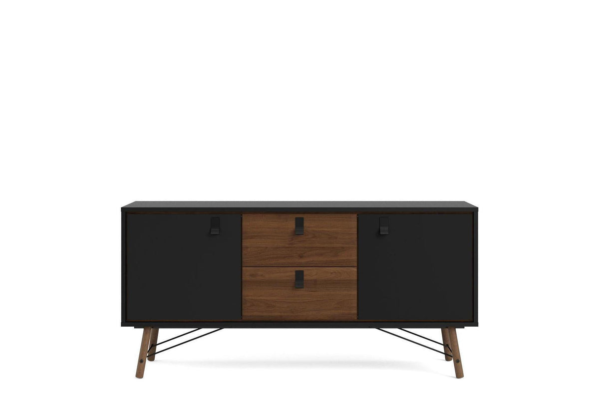 Ry Sideboard 2 Doors 2 Drawers in Black Walnut