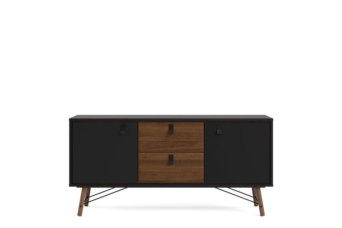 Ry Sideboard 2 Doors 2 Drawers in Black Walnut