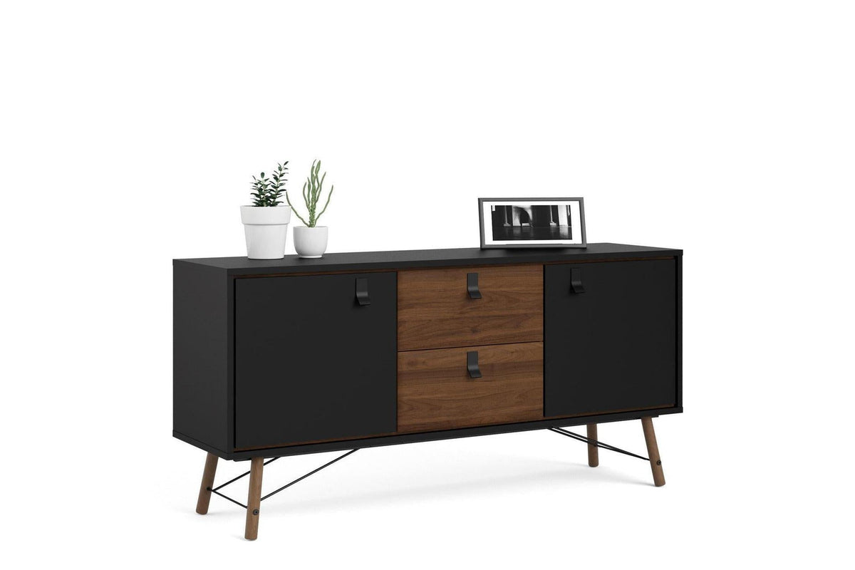 Ry Sideboard 2 Doors 2 Drawers in Black Walnut