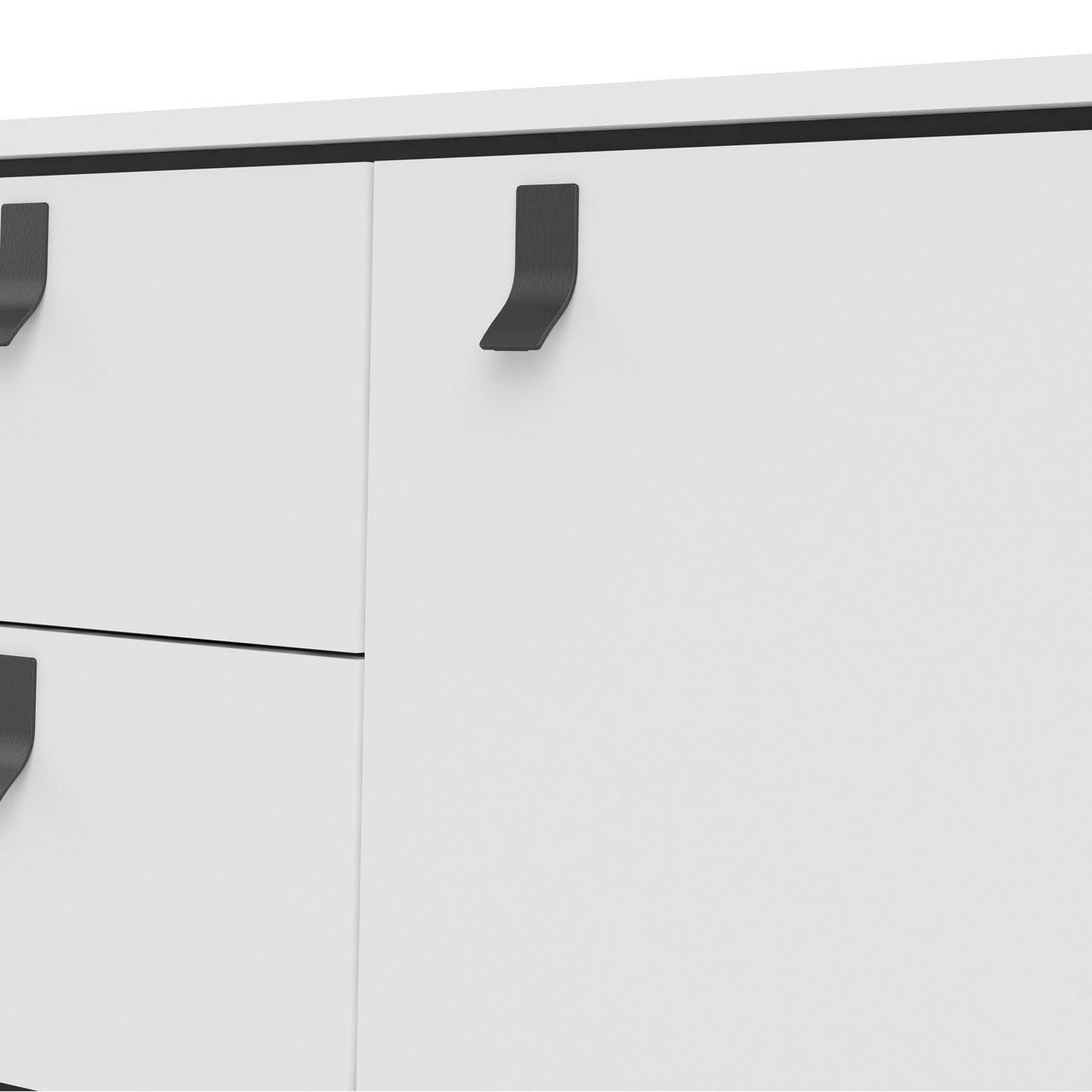 Ry Sideboard 2 Doors + 2 Drawers in Matt White