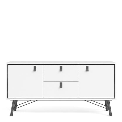 Ry Sideboard 2 Doors + 2 Drawers in Matt White